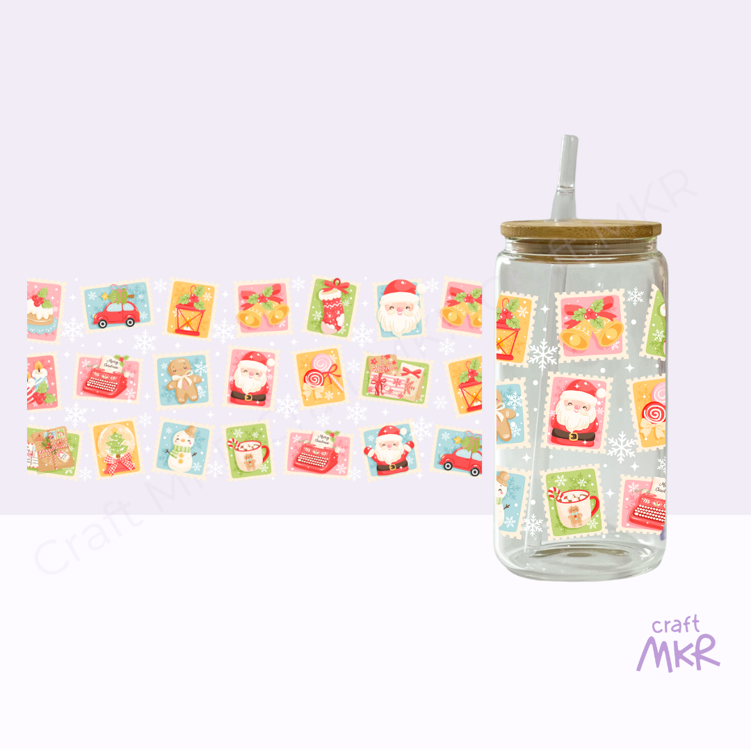 Festive Stamps Can Cup