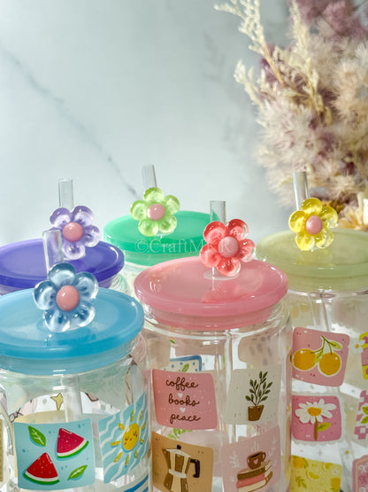 Resin Straw Charms - Cute Reusable Straw Accessories