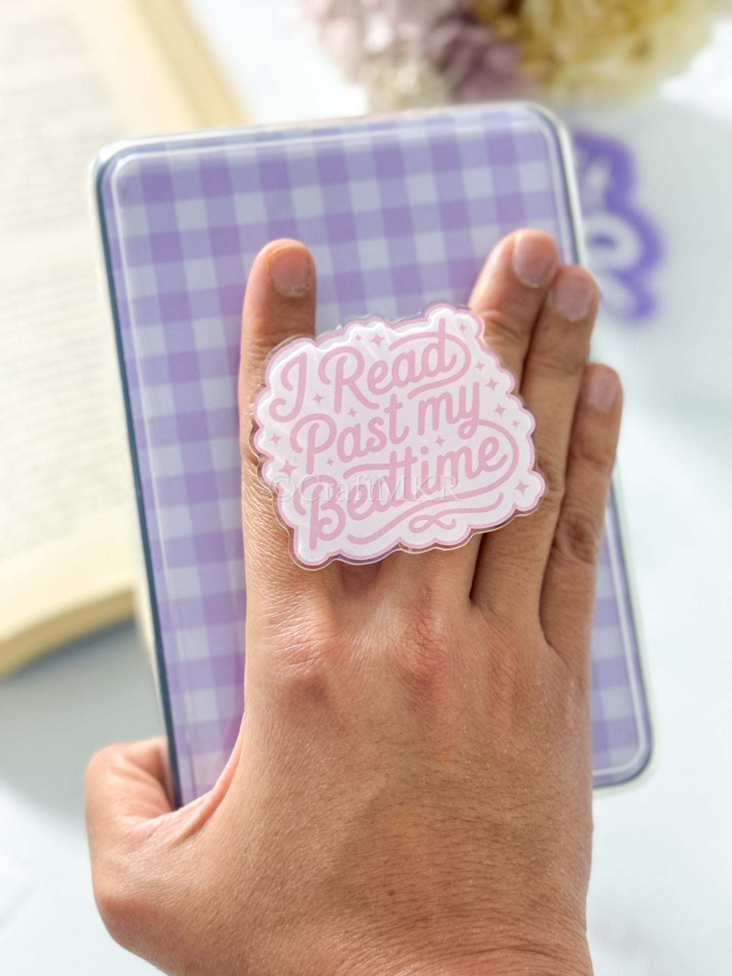 I Read Past My Bedtime Ereader & Phone Magsafe Grip