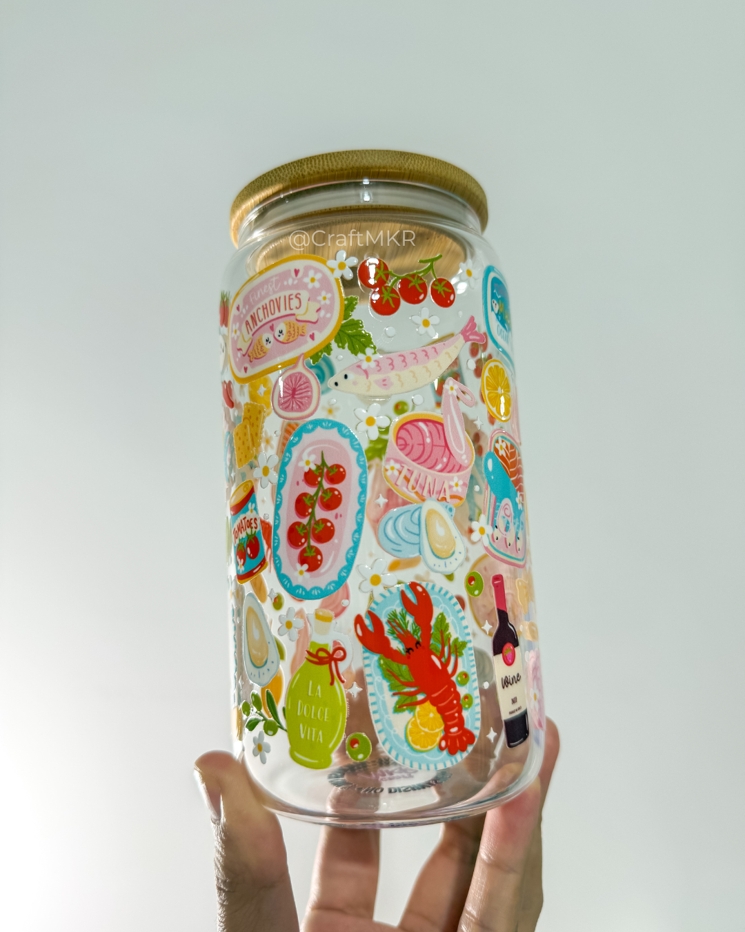 La Dolce Vita Glass Can Cup
