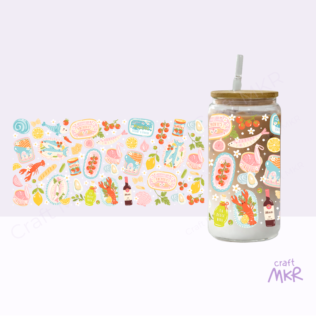 La Dolce Vita Glass Can Cup