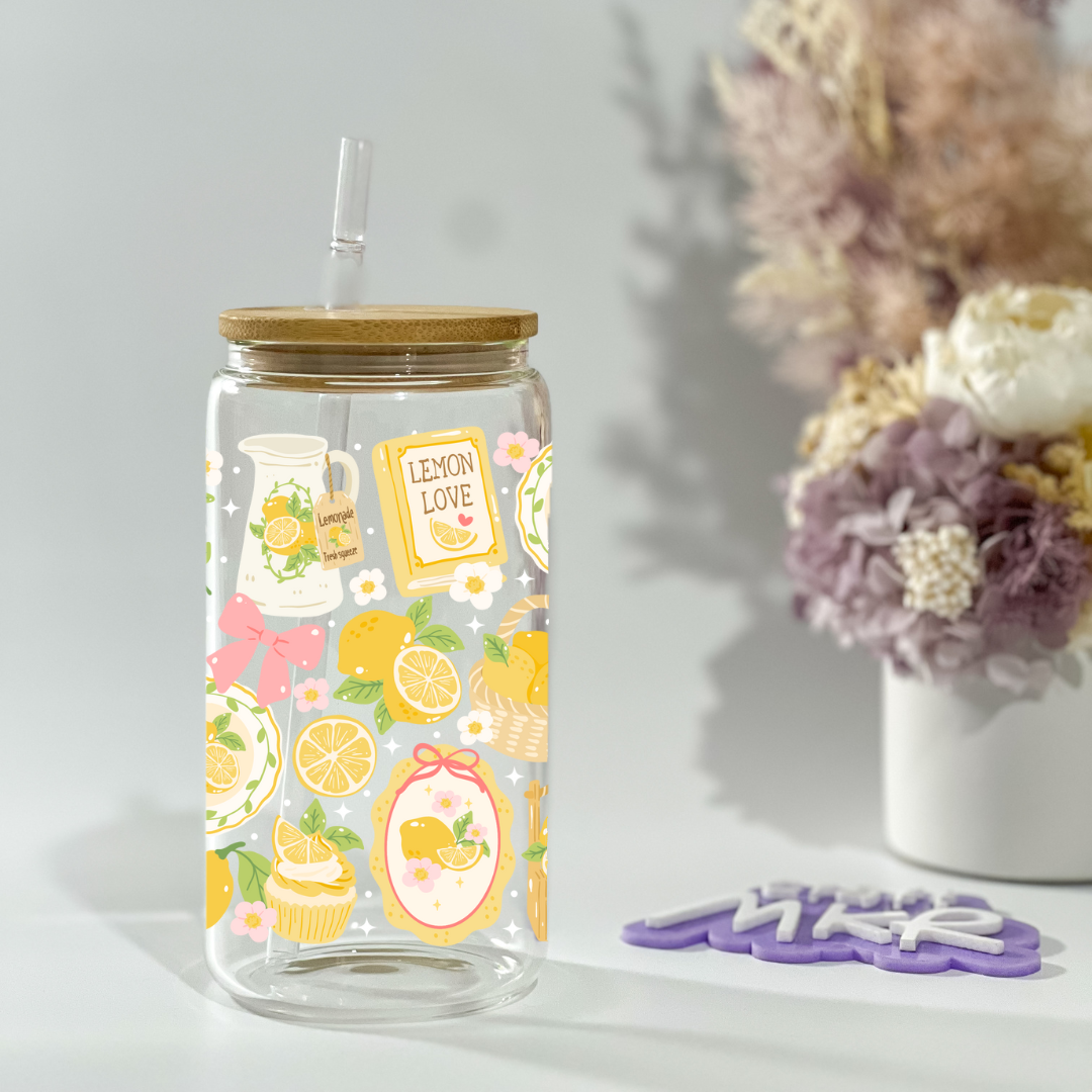 Lemon Love Kitchen Can Cup