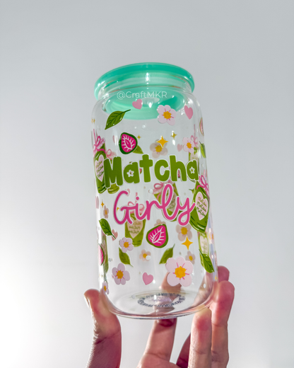 Matcha Girly Can Cup