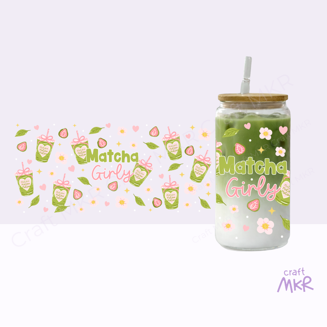 Matcha Girly Can Cup