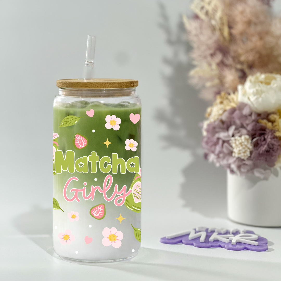 Matcha Girly Can Cup