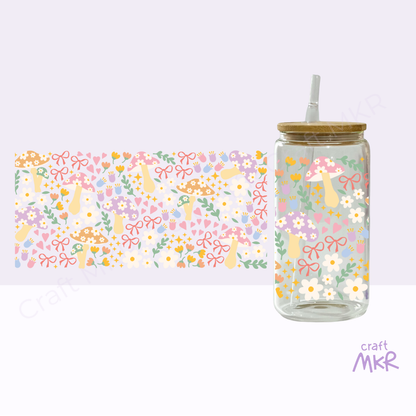 Mushroom Garden Can Cup