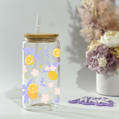 Lilac Lemon Can Cup