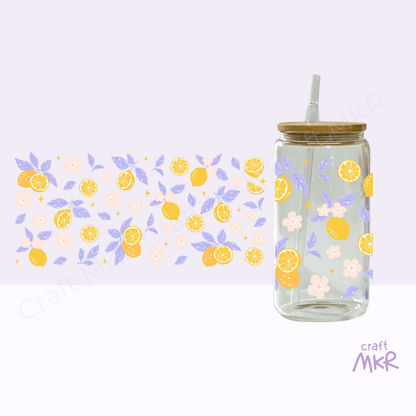 Lilac Lemon Can Cup