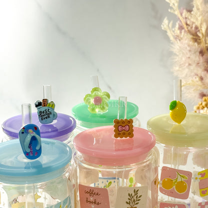 Resin Straw Charms - Cute Reusable Straw Accessories