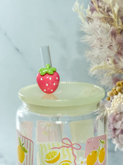 Resin Straw Charms - Cute Reusable Straw Accessories