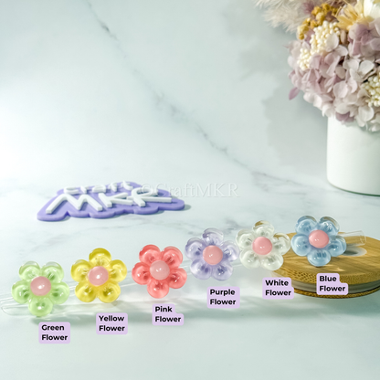 Resin Straw Charms - Cute Reusable Straw Accessories