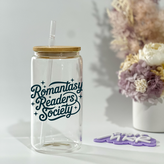 Romantasy Readers Society Glass Can Cup