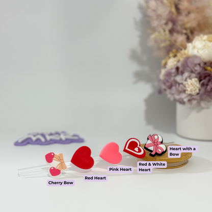 Straw Charms - Girly & Aesthetic, Western Vibes, Food & Mushrooms, Kawaii Cuties