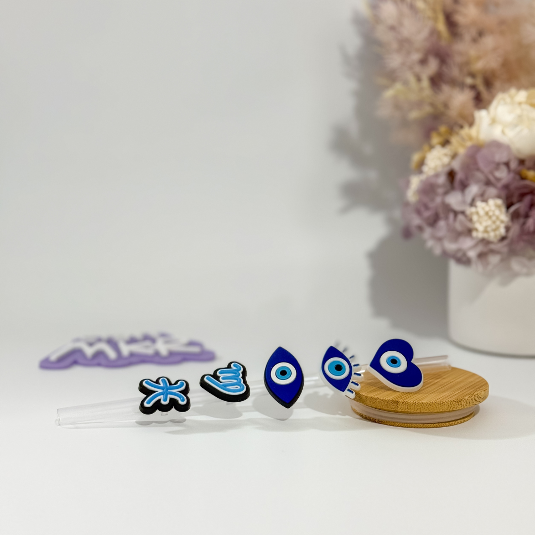 Straw Charms - Evil Eye & Zodiac Signs