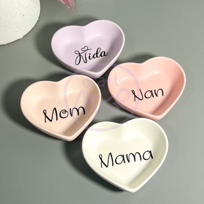 Personalised Mini Heart Ring Dish